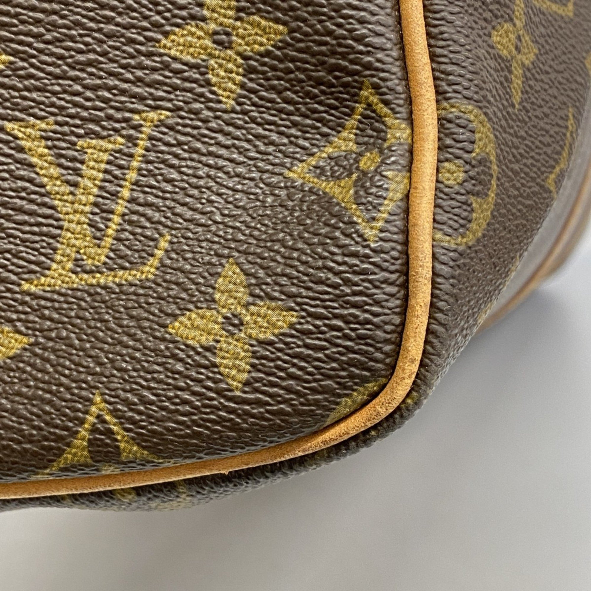 Louis Vuitton Boston Bag Monogram Keepall 55 M41424 Brown Men's Women's