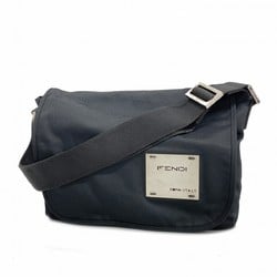 Fendi Shoulder Bag Nylon Black Women's