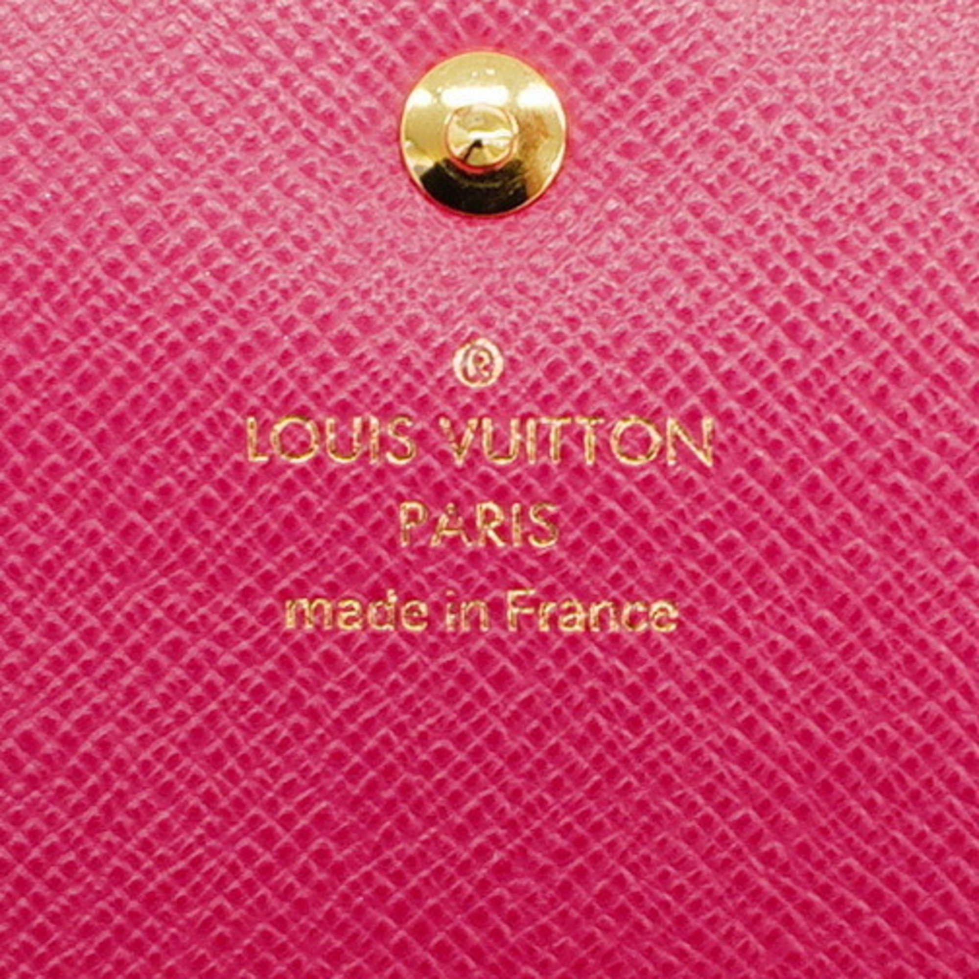 Louis Vuitton Long Wallet Monogram Portefeuille Emily M64202 Rose Ballerine Ladies