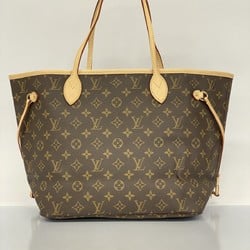 Louis Vuitton Tote Bag Monogram Neverfull MM M40156 Brown Women's