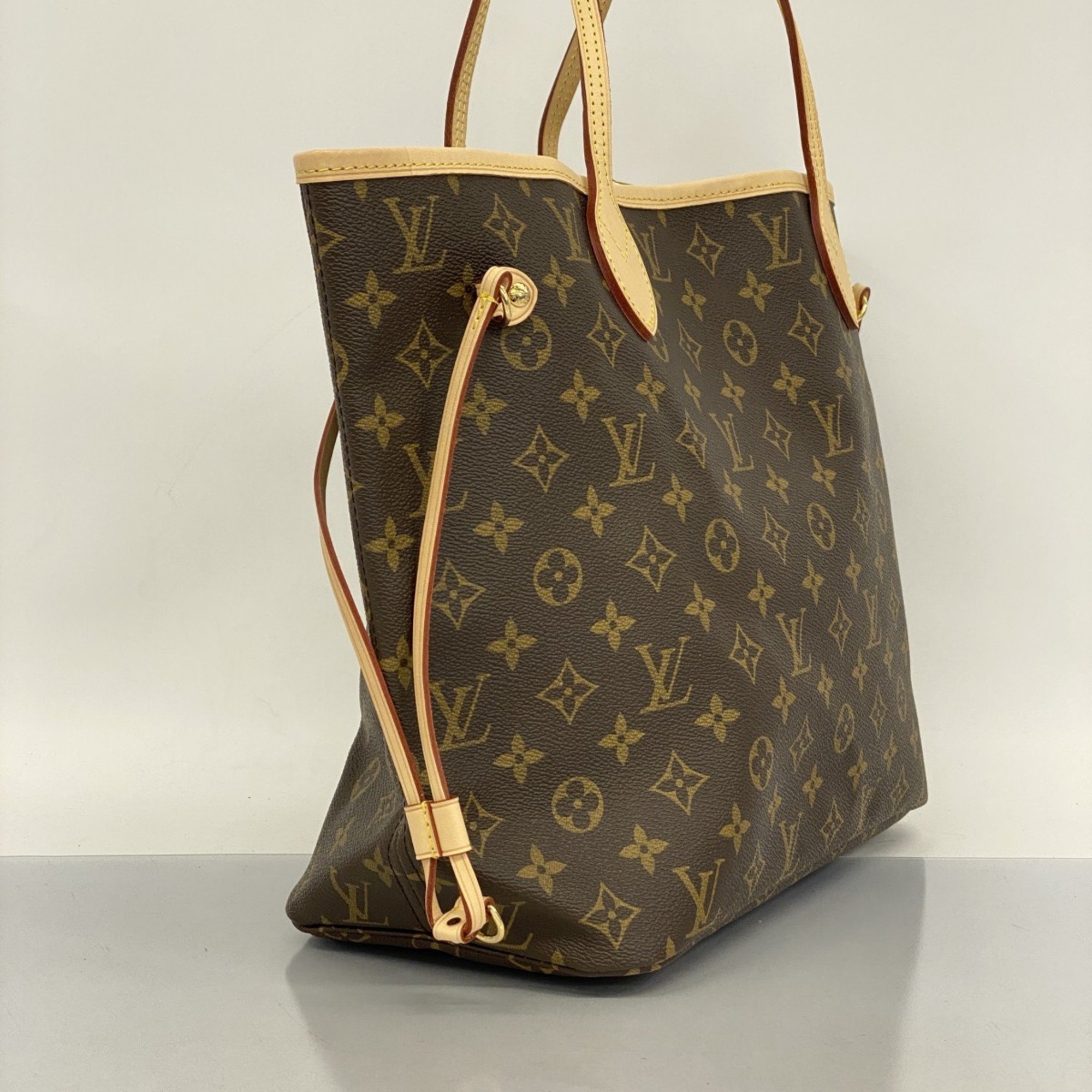 Louis Vuitton Tote Bag Monogram Neverfull MM M40156 Brown Women's