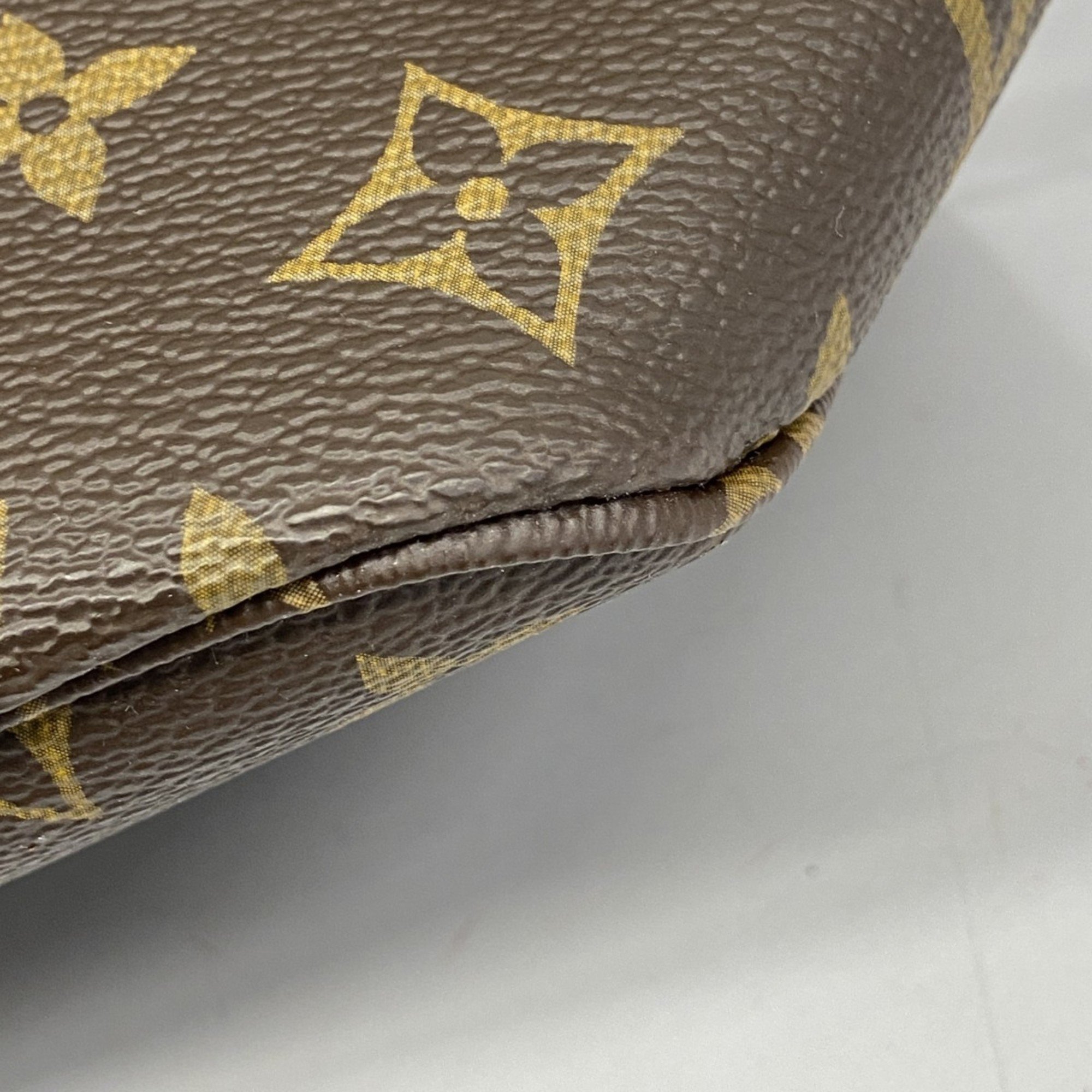 Louis Vuitton Tote Bag Monogram Neverfull MM M40156 Brown Women's