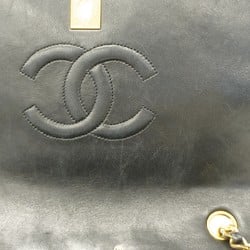 Chanel Shoulder Bag Matelasse Lambskin Black Women's