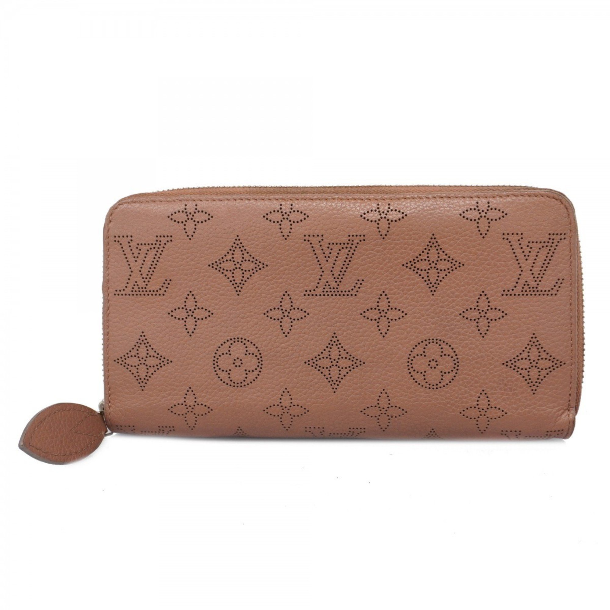 Louis Vuitton Long Wallet Mahina Zippy M69427 Bois de Rose Ladies