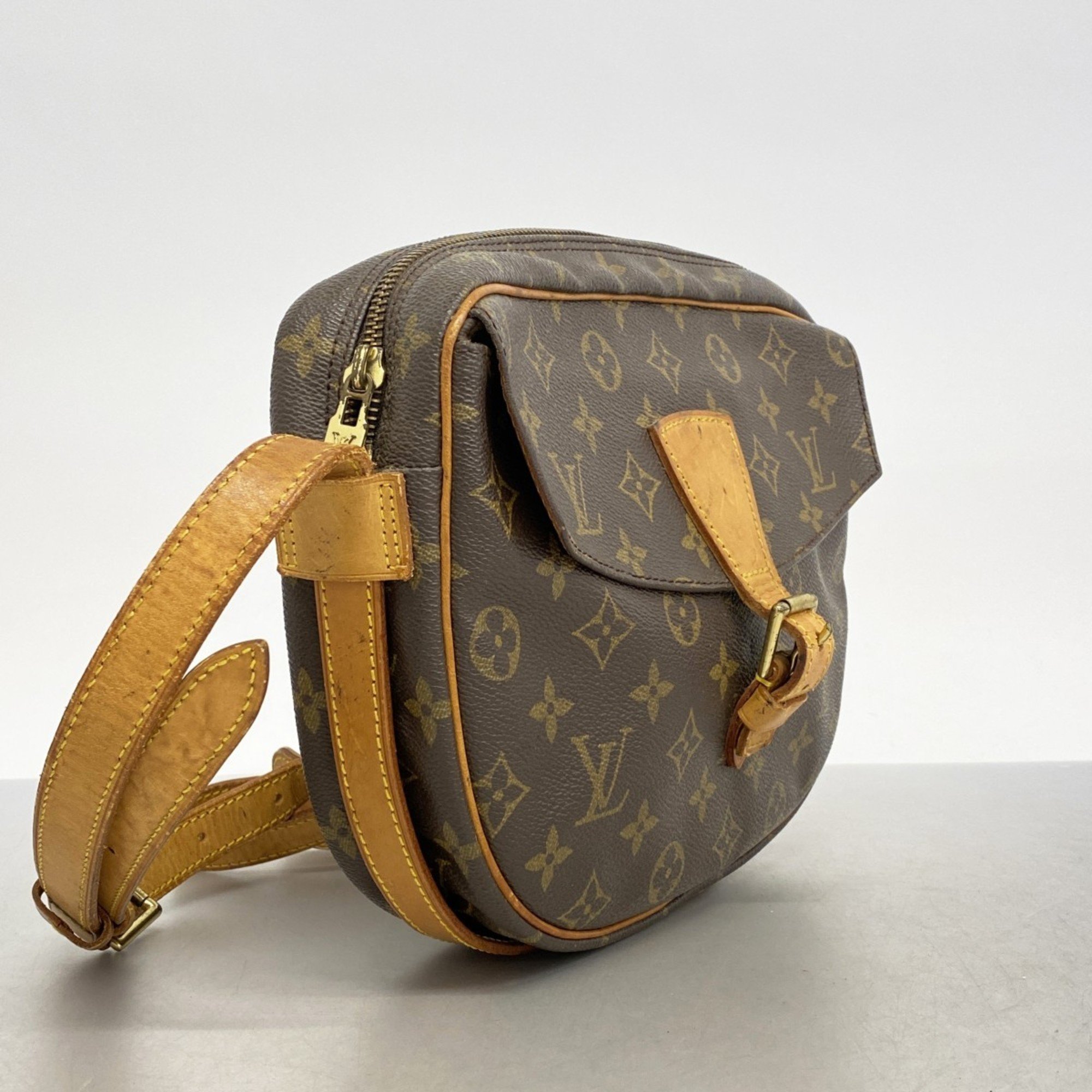 Louis Vuitton Shoulder Bag Monogram Jeune Fille GM M51225 Brown Ladies