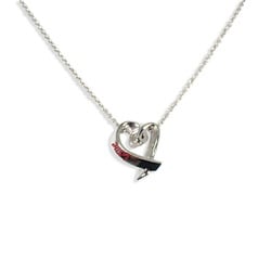 TIFFANY 925 Love Loving Heart Pendant Necklace