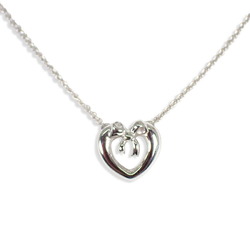 TIFFANY Tiffany 925 Heart Ribbon Combination Pendant Necklace