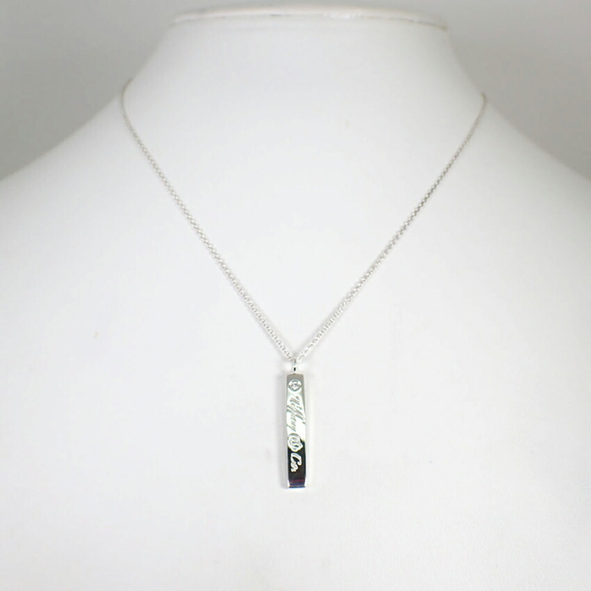 TIFFANY Tiffany 925 Diamond Bar Pendant