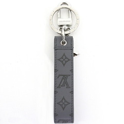 Louis Vuitton Dragonne LV Shape Key Holder Bag Charm Ring M00893 Grey