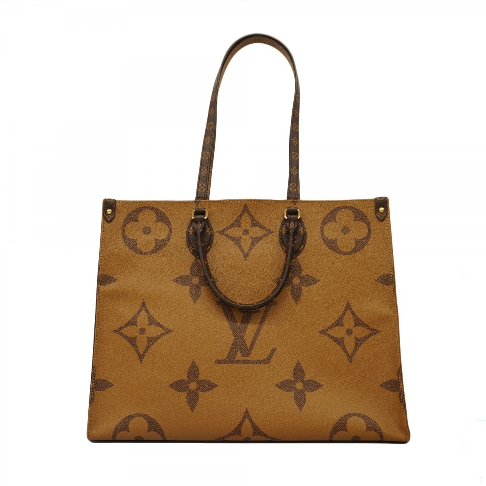 Louis Vuitton Tote Bag Monogram Giant On The Go GM M44576 Brown Women's