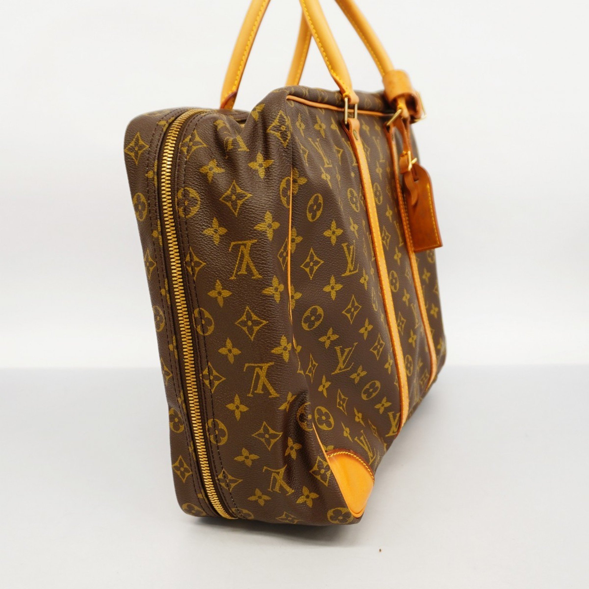 Louis Vuitton Boston Bag Monogram Sirius 45 M41408 Brown Men's Women's