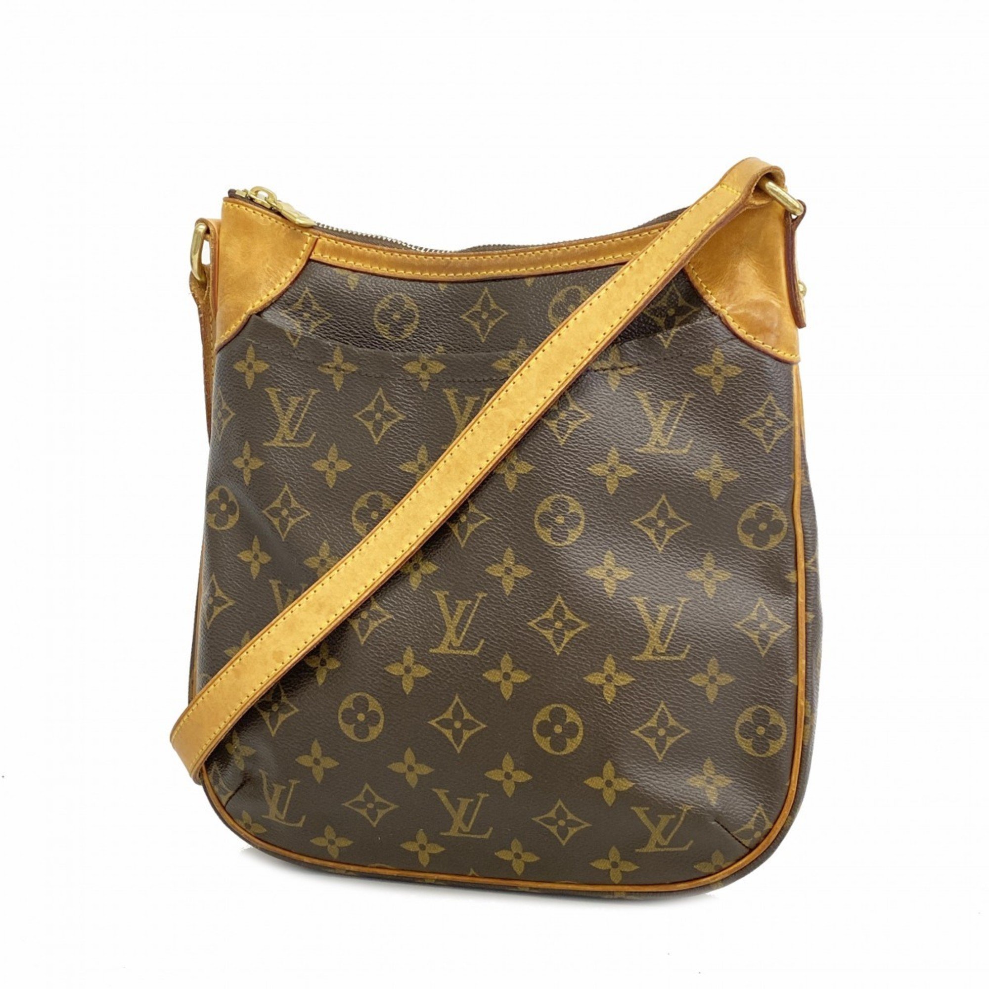 Louis Vuitton Shoulder Bag Monogram Odeon PM M56390 Brown Women's