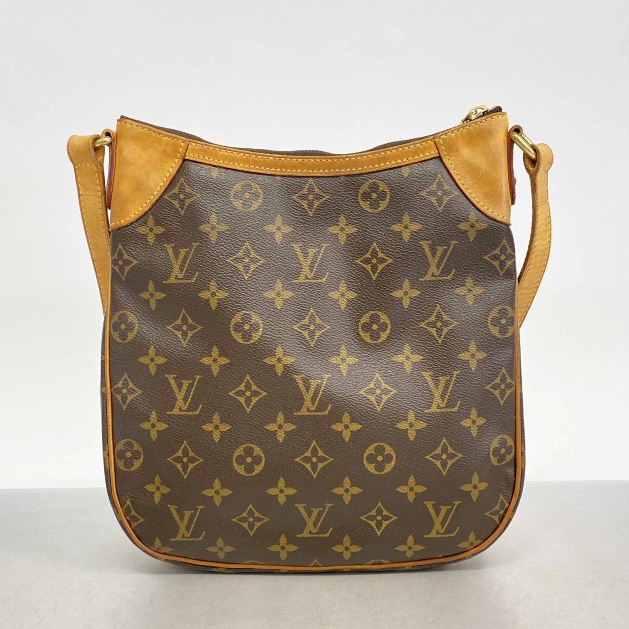 Louis Vuitton Shoulder Bag Monogram Odeon PM M56390 Brown Women's