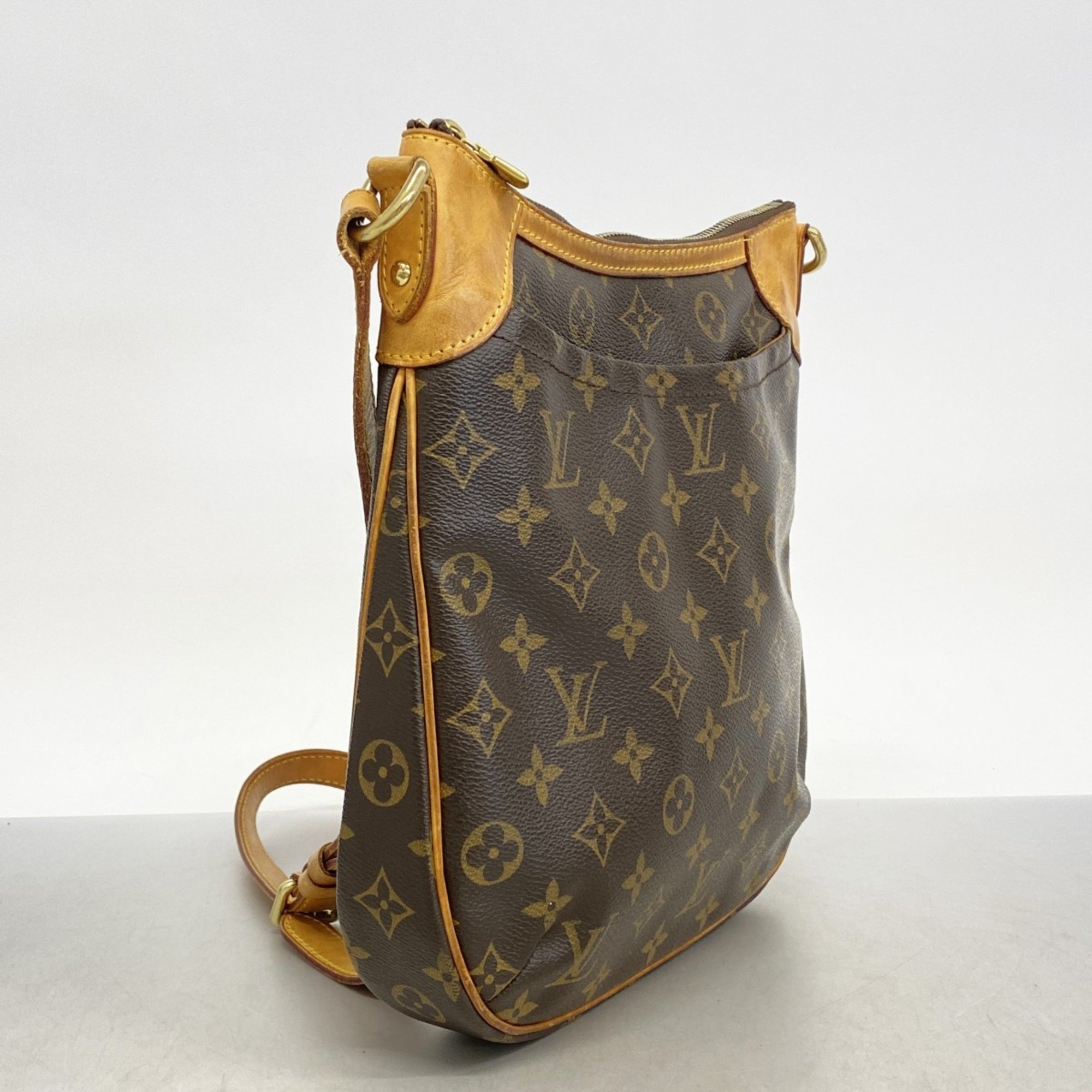 Louis Vuitton Shoulder Bag Monogram Odeon PM M56390 Brown Women's