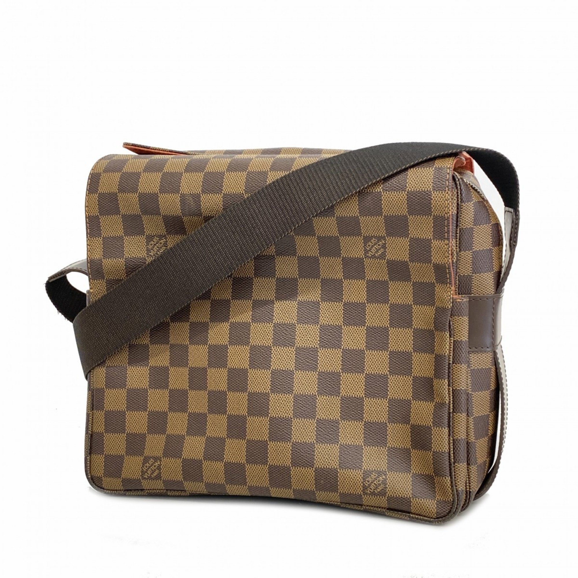 Louis Vuitton Shoulder Bag Damier Naviglio N45255 Ebene Ladies