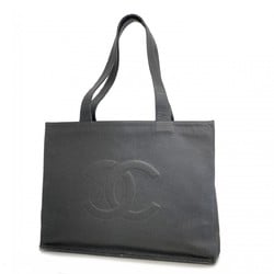 chanel tote bag caviar skin black ladies