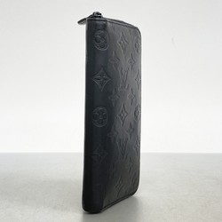 Louis Vuitton Long Wallet Monogram Shadow Zippy Vertical M62902 Noir Men's