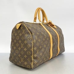 Louis Vuitton Boston Bag Monogram Keepall 45 M41428 Brown Men's Women's