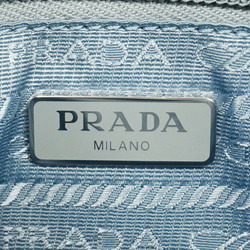 Prada pouch nylon sky blue ladies