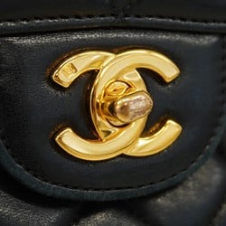 Chanel Handbag Matelasse W-Face Lambskin Black Women's