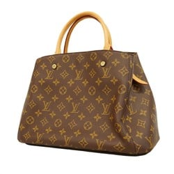 Louis Vuitton Handbag Monogram Montaigne MM M41056 Brown Ladies