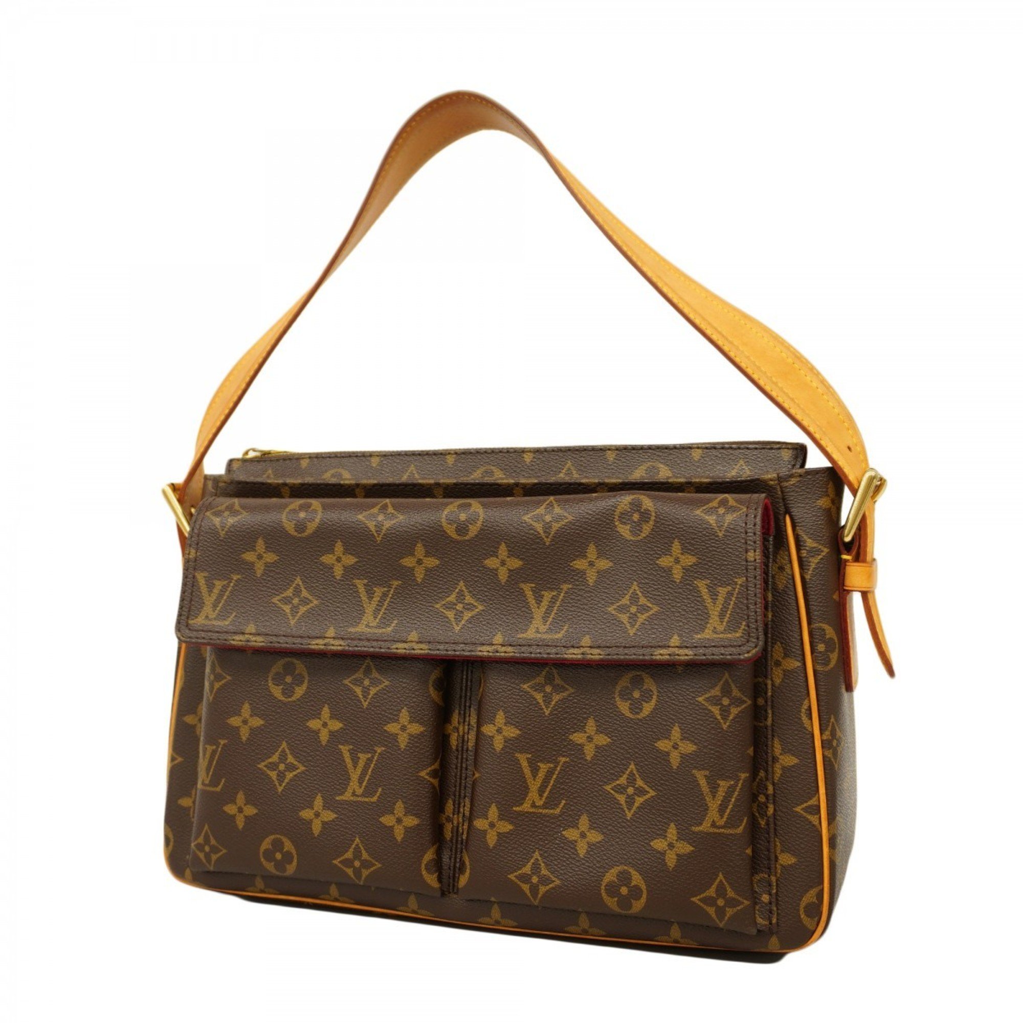 Louis Vuitton Shoulder Bag Monogram Vivacite GM M51163 Brown Ladies