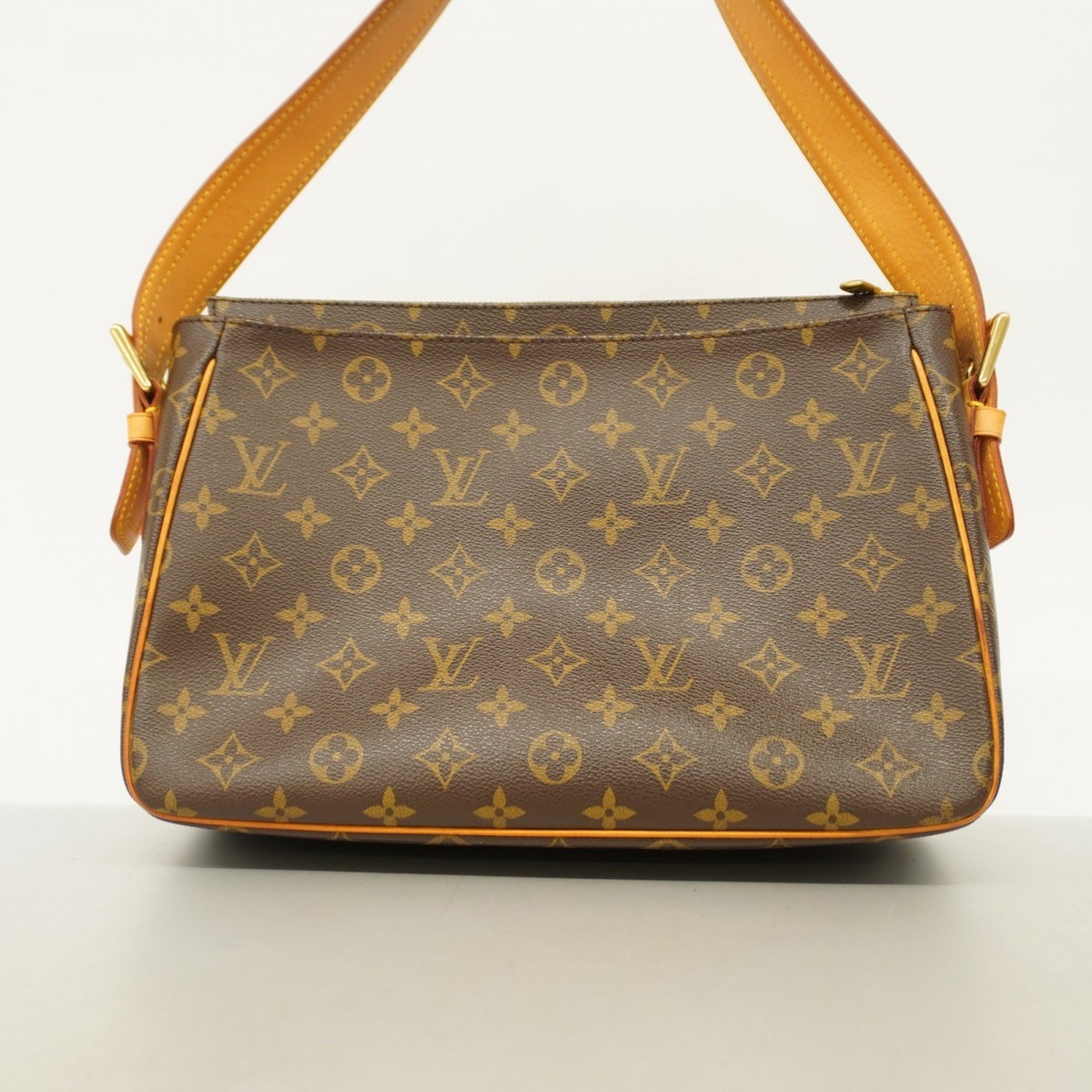 Louis Vuitton Shoulder Bag Monogram Vivacite GM M51163 Brown Ladies