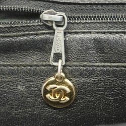 Chanel handbag Matelasse caviar skin black ladies