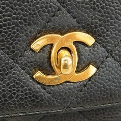 Chanel handbag Matelasse caviar skin black ladies