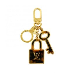 Louis Vuitton Keychain Portocle Confidence M65088 Gold Brown Ladies