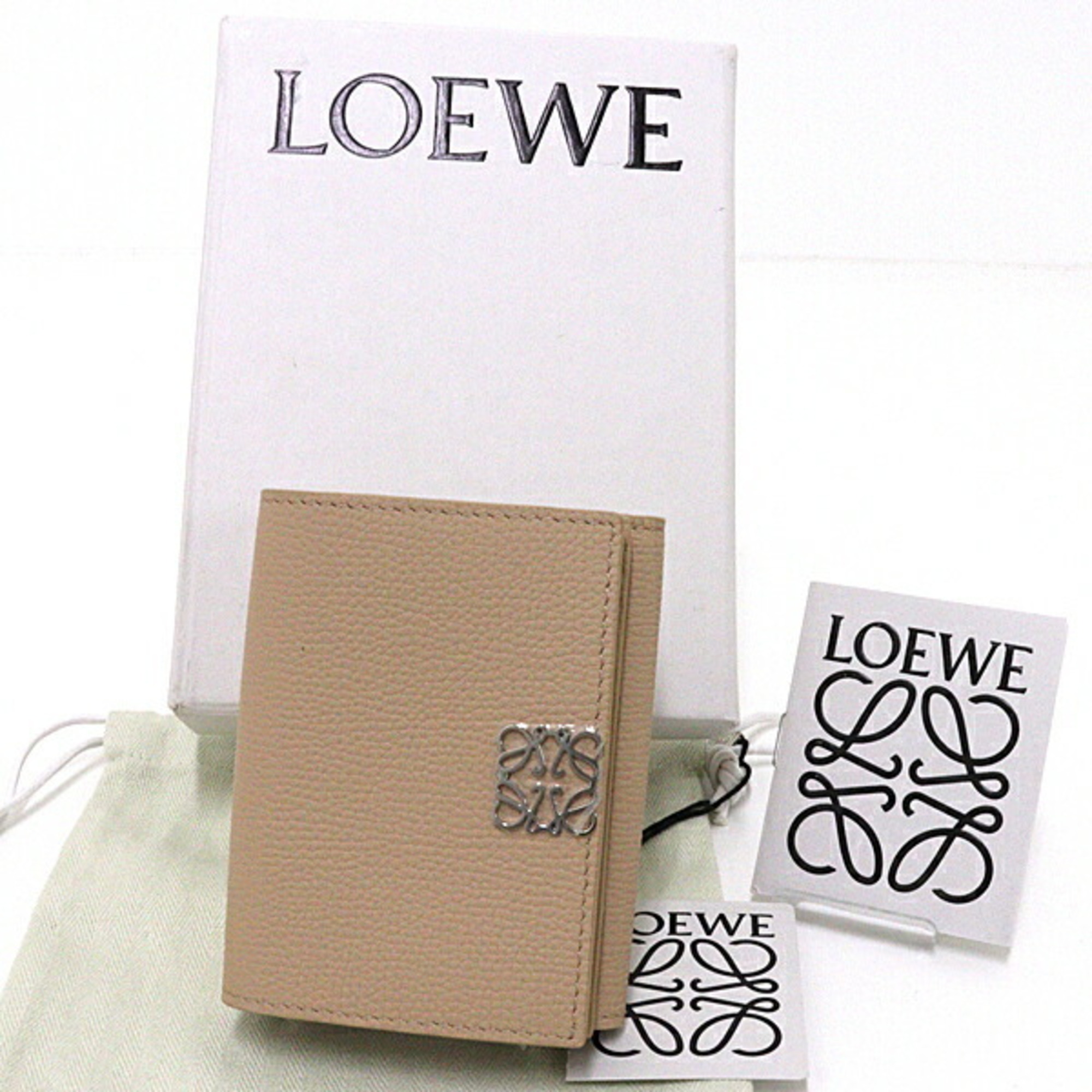 LOEWE Tri-fold Wallet C821TRX02 Beige