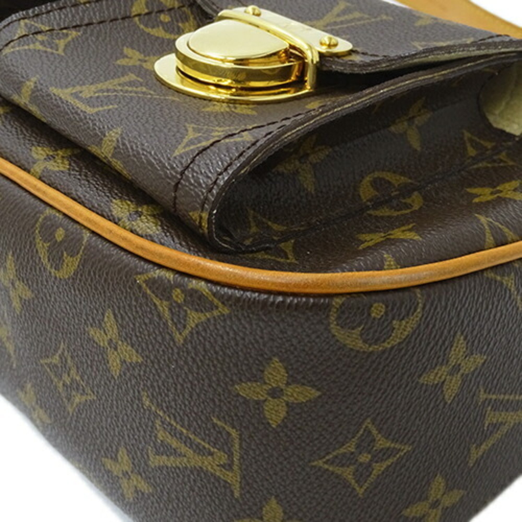 Louis Vuitton LOUIS VUITTON Bag Monogram Women's Shoulder 2way Hudson GM M40045 Brown