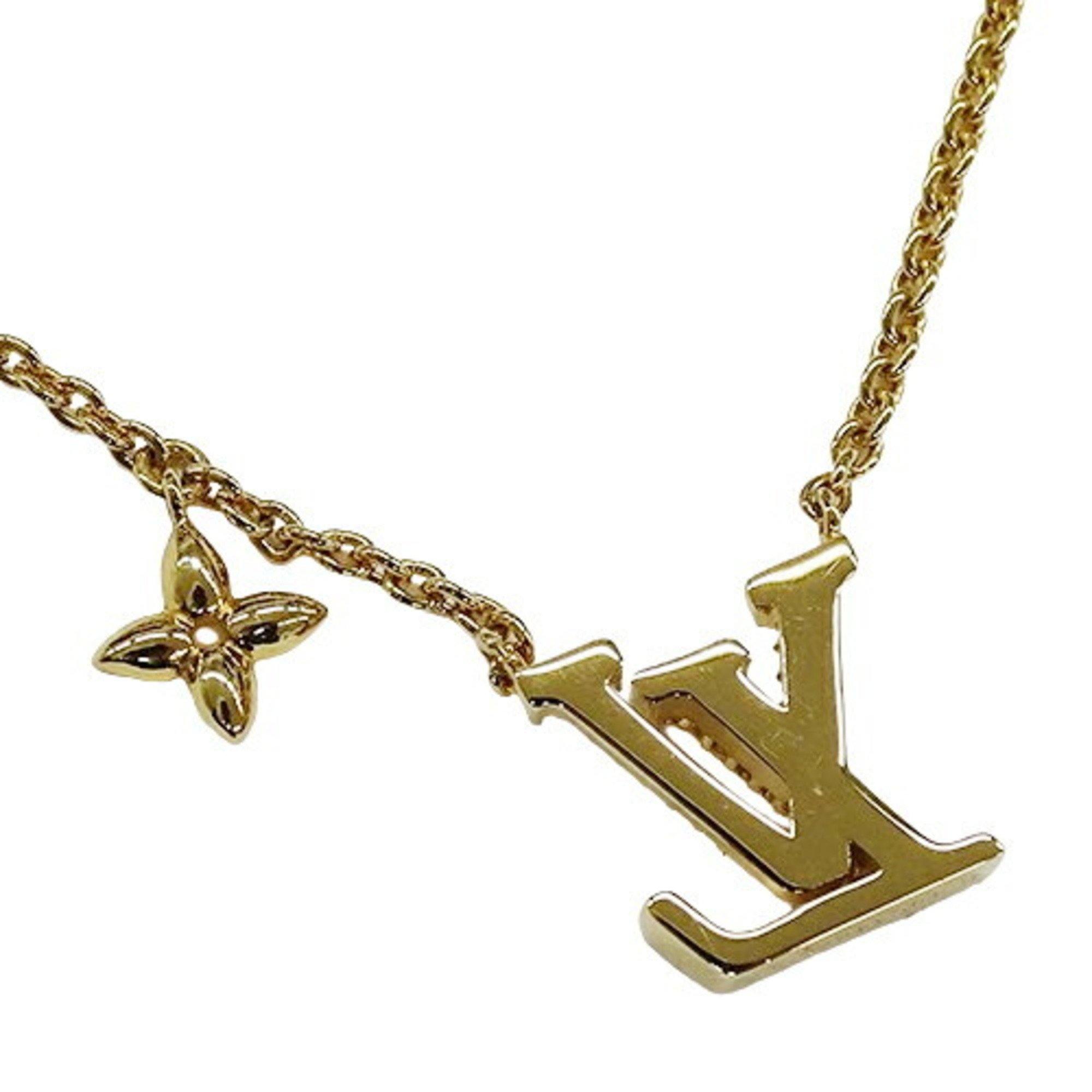 LOUIS VUITTON Necklace for Women LV Iconic Gold M00596 TE0274