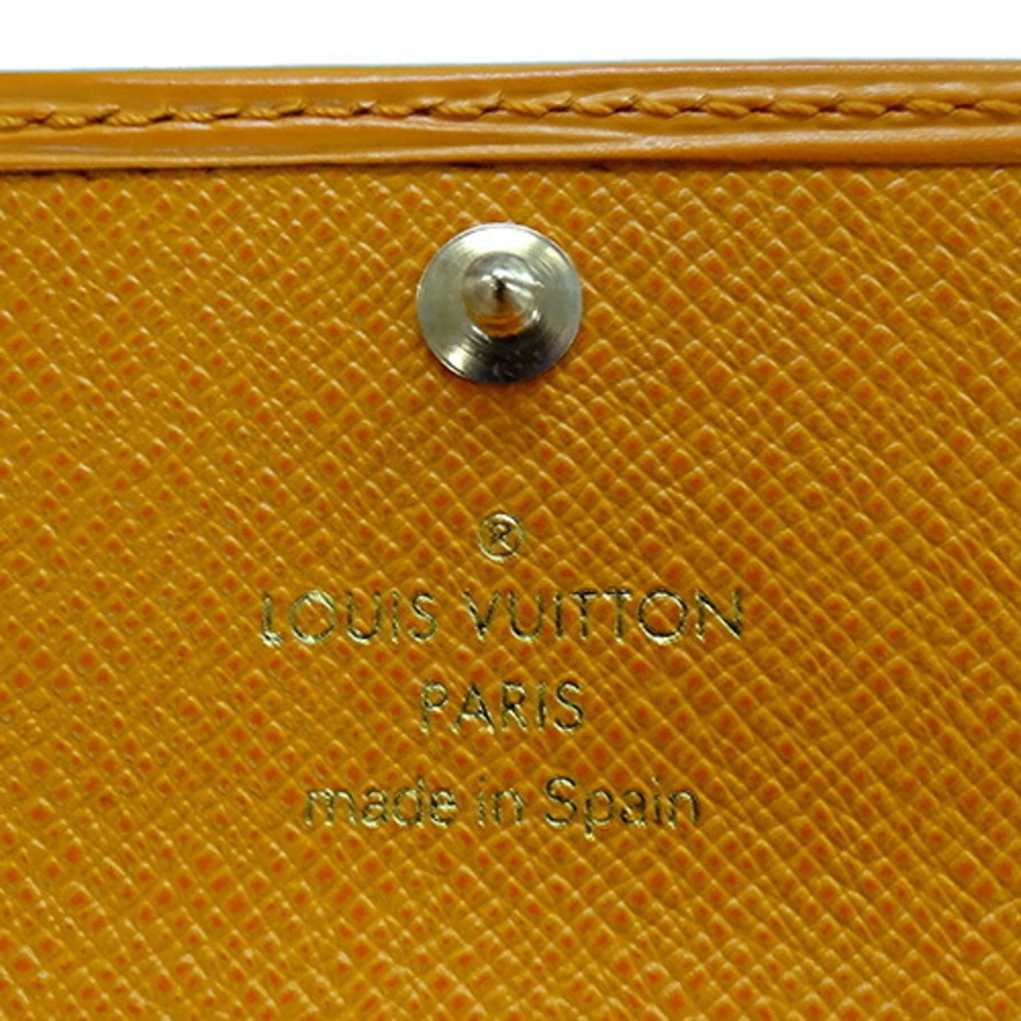 Louis Vuitton Epi Key Case for Women and Men, Multicle 6 Mandarin M6381H CA0025, 6-ring