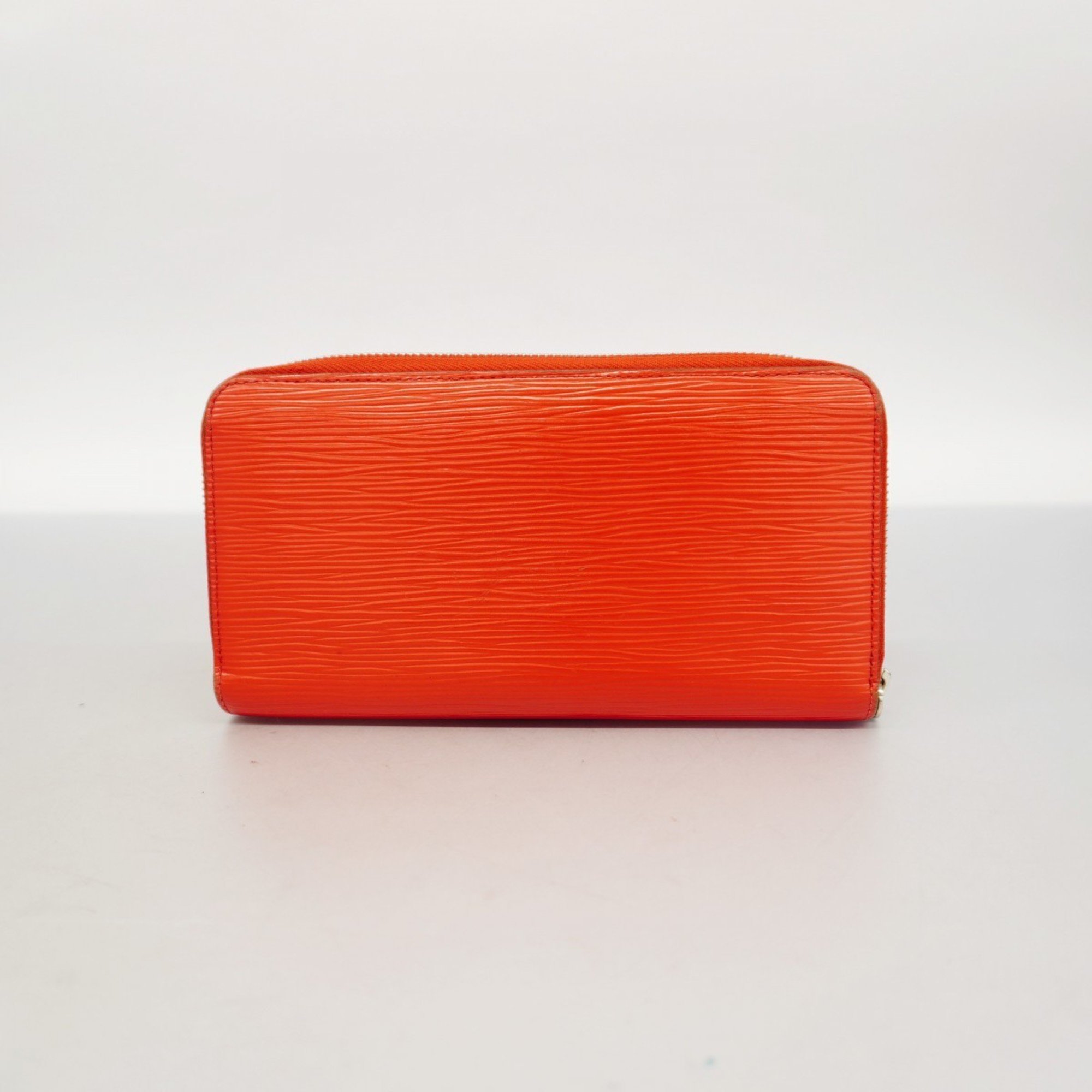 Louis Vuitton Long Wallet Epi Zippy M60718 Coquelicot Ladies