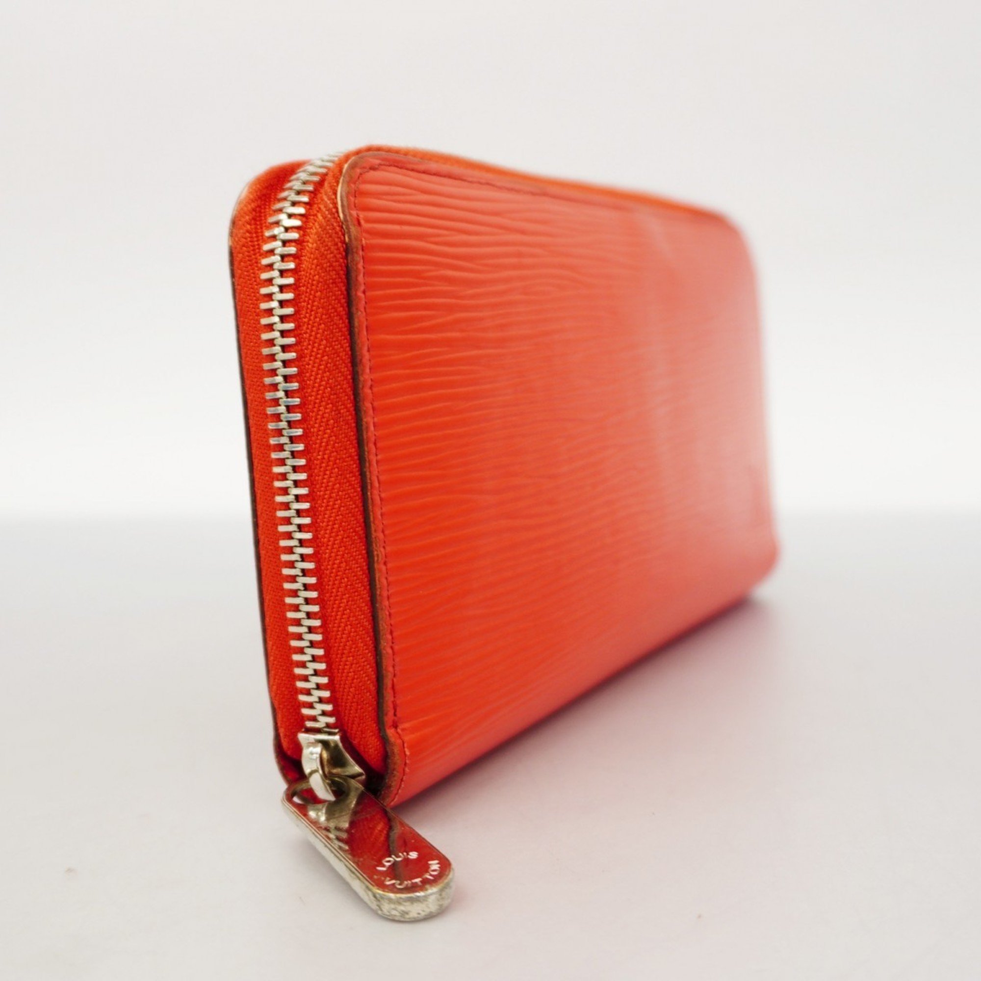 Louis Vuitton Long Wallet Epi Zippy M60718 Coquelicot Ladies