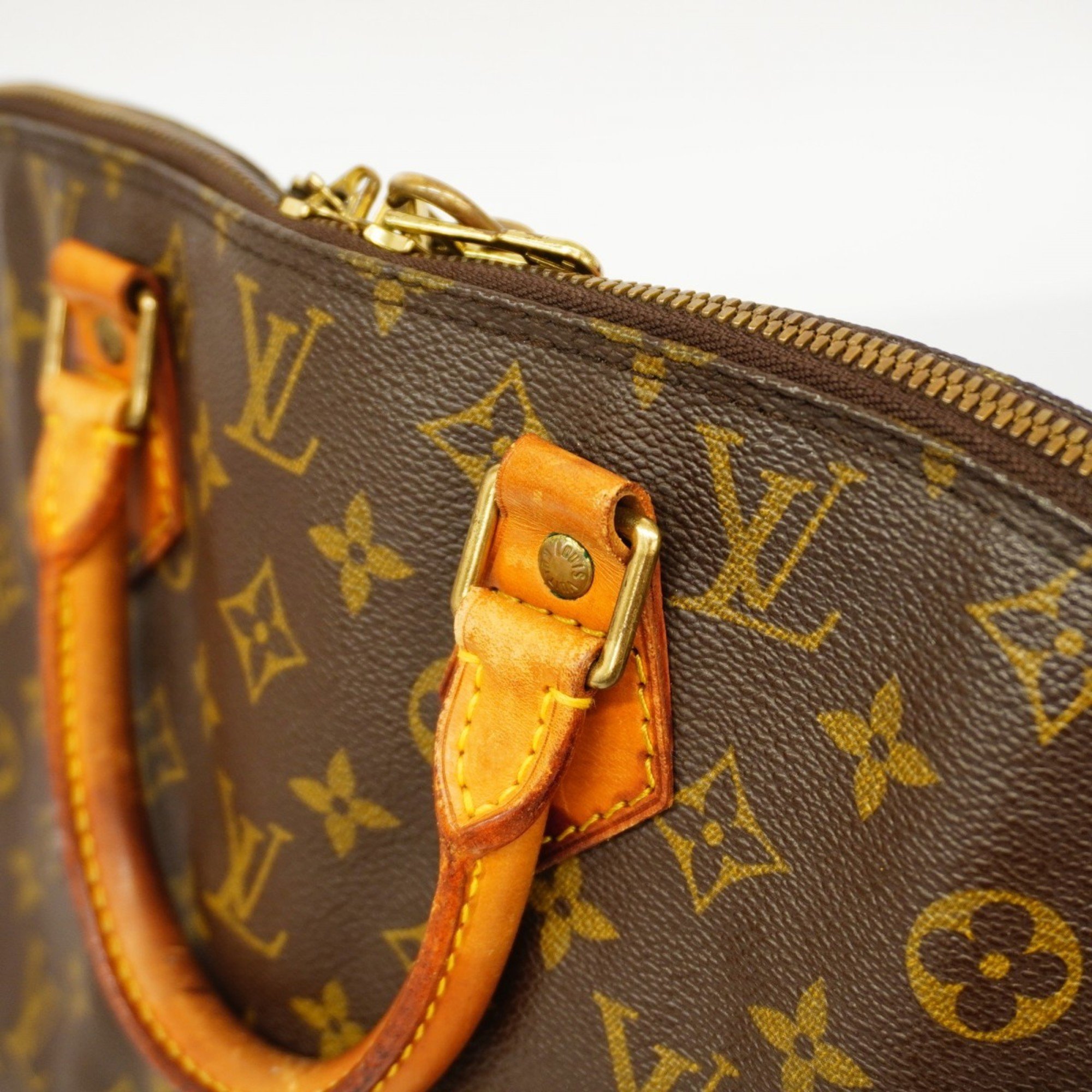 Louis Vuitton handbag Monogram Alma M51130 brown ladies