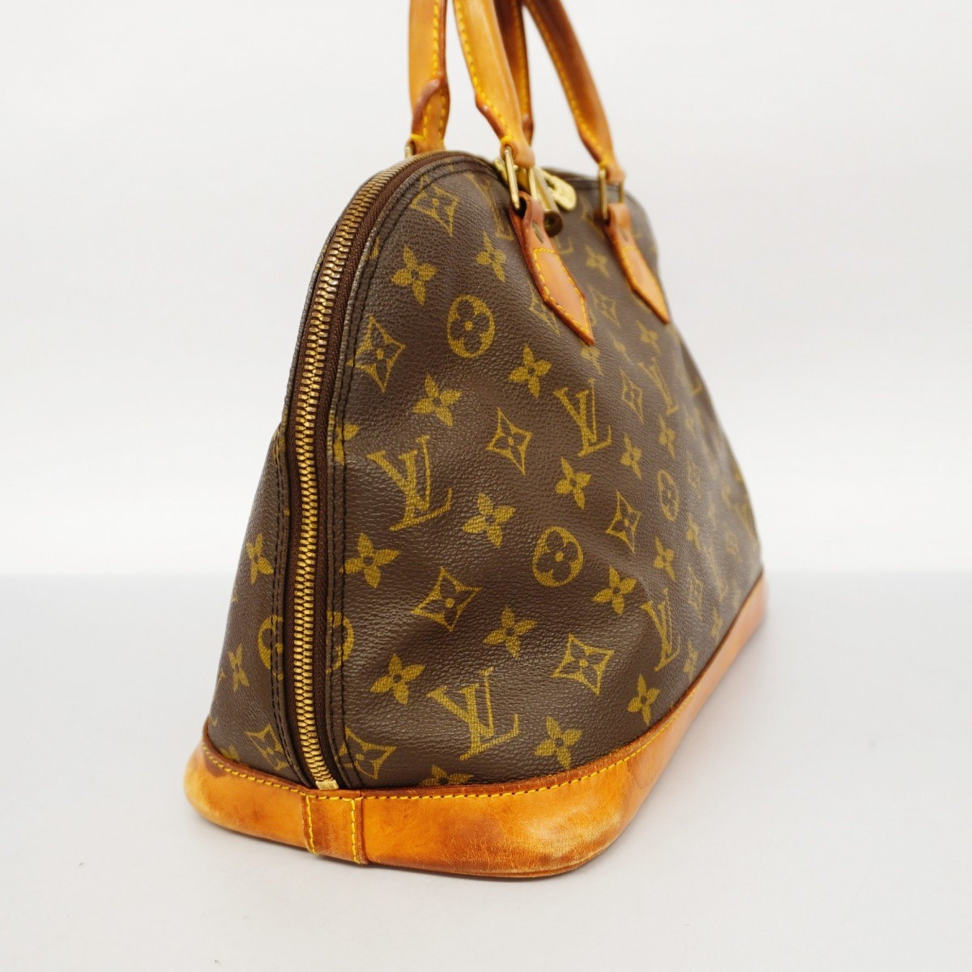 Louis Vuitton handbag Monogram Alma M51130 brown ladies