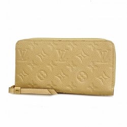 Louis Vuitton Long Wallet Monogram Empreinte Zippy M61866 Dune Ladies