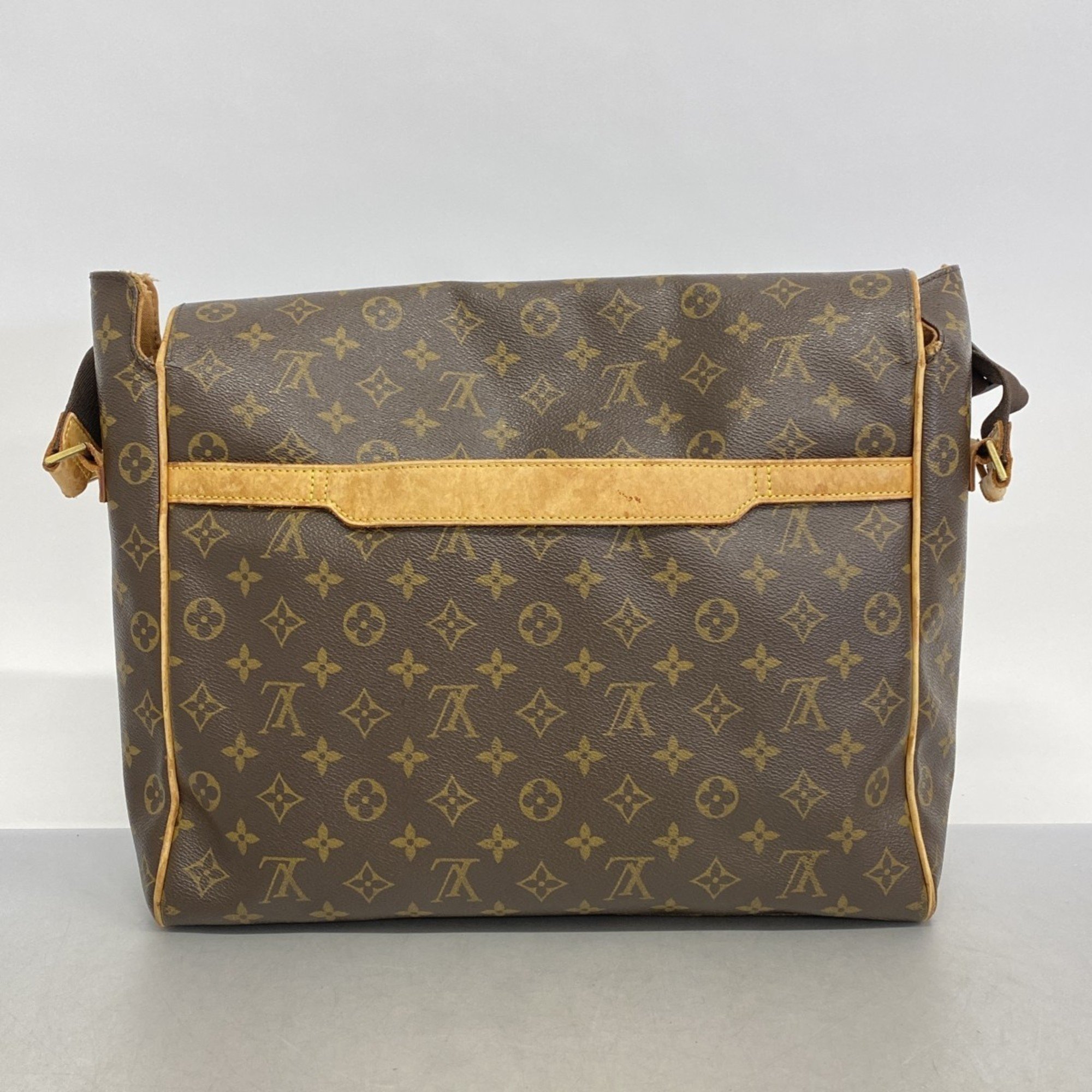 Louis Vuitton Shoulder Bag Monogram Abess M45257 Brown Men's