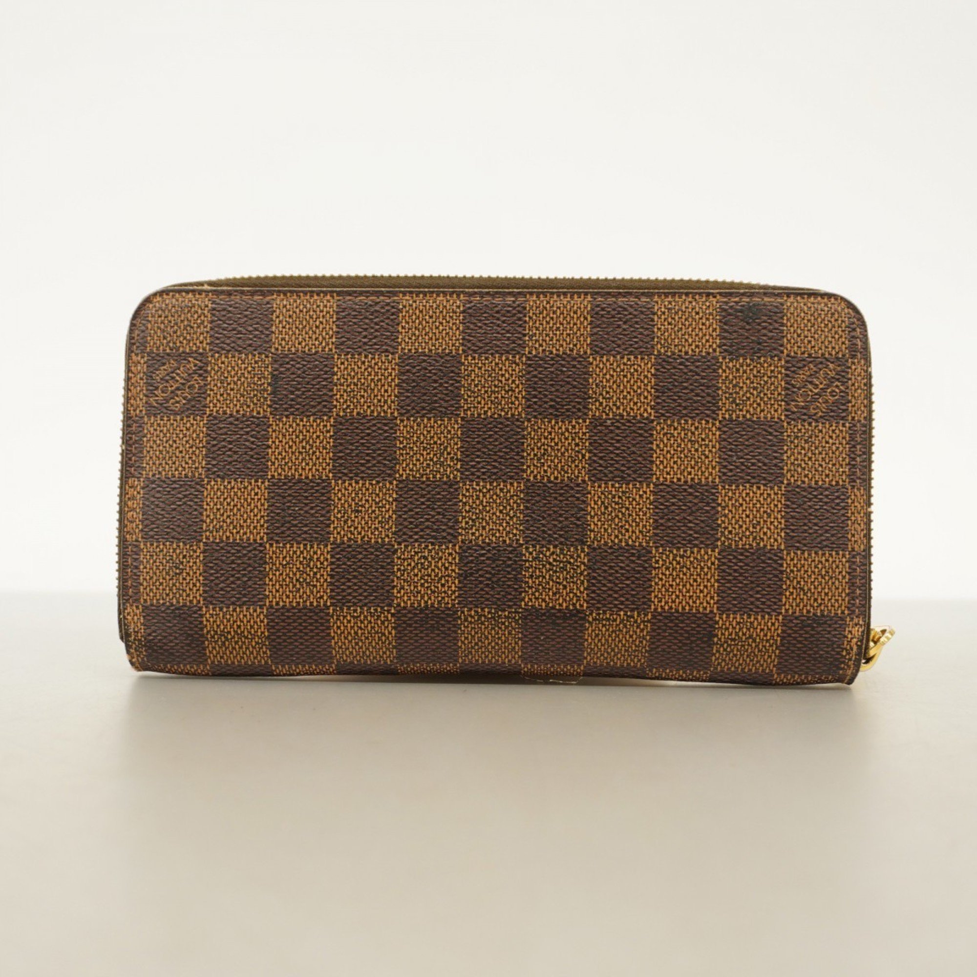 Louis Vuitton Long Wallet Damier Zippy N60015 Ebene Men's Women's