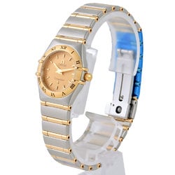 OMEGA 1262.10 Constellation Watch Quartz Gold Dial SS x YG Ladies