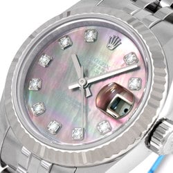 Rolex ROLEX 179174G Datejust Random Serial Number Wristwatch Automatic Shell Dial New Diamond Ladies