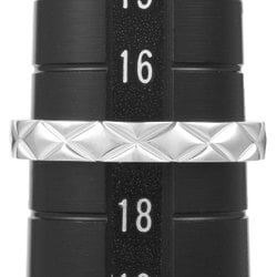 CHANEL Matelasse Ring #58 Pt950