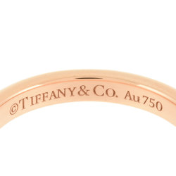 Tiffany & Co. True Band Ring Diamond Size 7.5 K18PG 5PD Women's