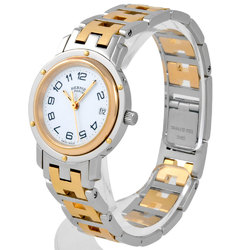 Hermes HERMES CL3.240 Clipper Watch Quartz White Dial Ladies