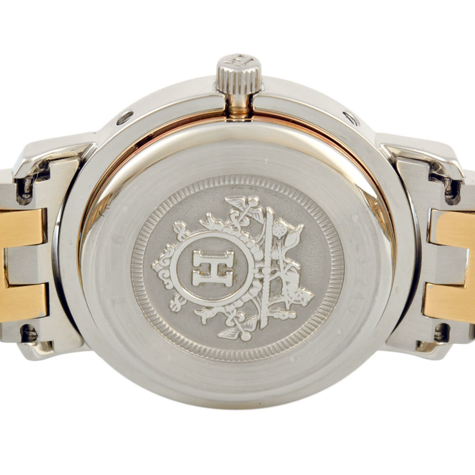 Hermes HERMES CL3.240 Clipper Watch Quartz White Dial Ladies