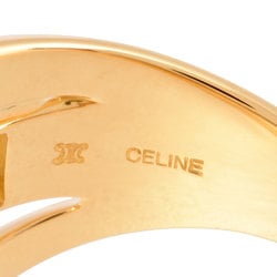 CELINE Ring Diamond 0.1ct K18YG Ladies