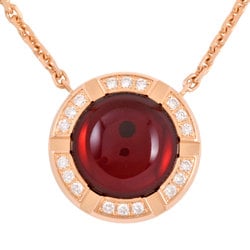 CHAUMET Class One Cruise Necklace Garnet K18PG SM 36cm