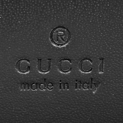 GUCCI GG Card Case Leather 772792 Black